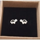 Tortoise stud earrings