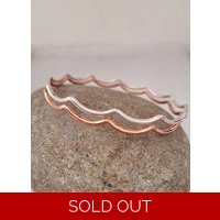 Sterling Silver/Copper bangle set