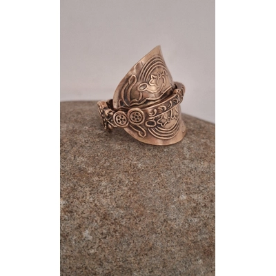 Brass spoon rings