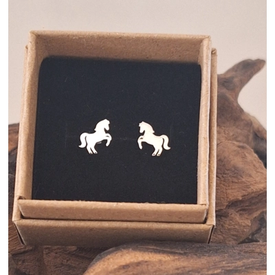 Horse stud earrings