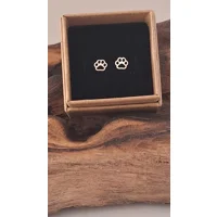 Paw print studs