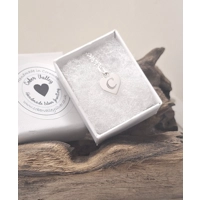 Little Heart Pendant with initial