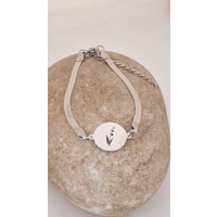 Stainless steel bracelet with Lil..