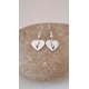 Stainless steel Lily of the heart earrings