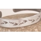 Stainless steel Lily of the Valley cuff bangle