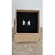 Tin mine stud earrings