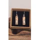 Tin mine Copper drop earrings