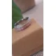 pink stainless steel band ring size S
