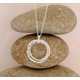 Tri-Interlinked Hoop Necklace