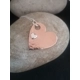 Large copper heart pendant