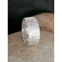 Tree Bark Band Ring