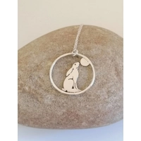 Moon Gazing Hare Pendant