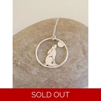 Moon Gazing Hare Pendant