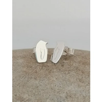 Penguin stud earrings