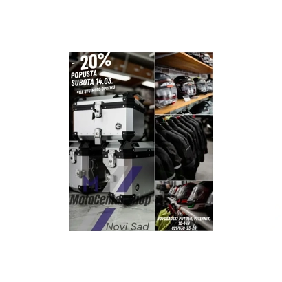 U subotu popust na opremu 20%!