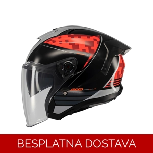 AXXIS BLAZER SV PIXELART B15 GLOSS  red