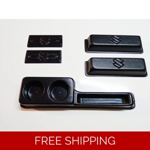 COMBO package [ pillar plastic covers + Door pockets + Double Cupholder ]
