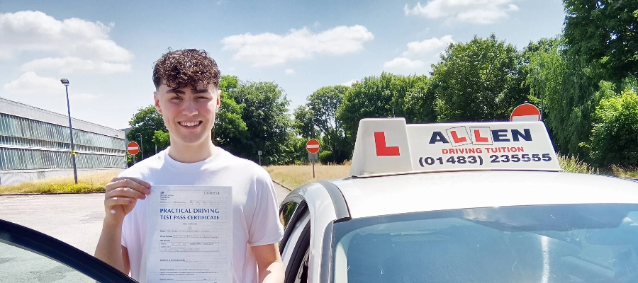 Harrison passed 1st time Nigel has been incredible! Fun, engaging and understanding.....!