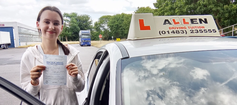 Charlotte passed 1st time Very helpful, calm & enjoyable lessons. Nigel is a great instructor!