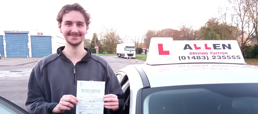 Luke passed 1st time Nigel's an absolutely fantastic teacher who made me a confident & safe driver