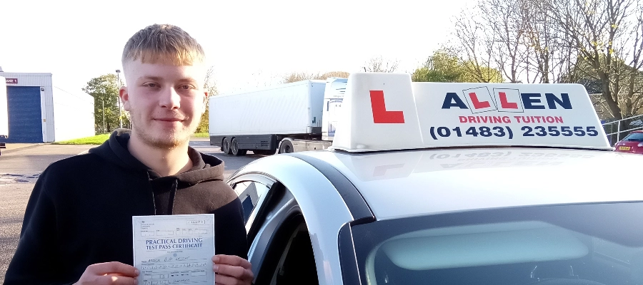 Arthur said with Nigel I saw a big improvement with my driving & gained a lot of confidence!