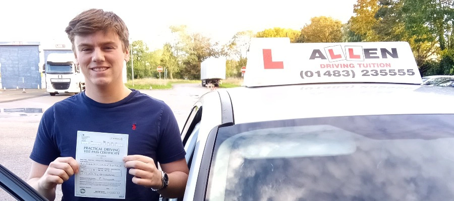 Jamie passed 1st time Nigel was a great instructor, calm, patient & encouraging!