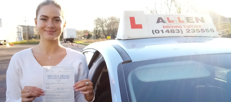 Scarlett said A positive experience & Nigel made me feel really confident & ready for my test!