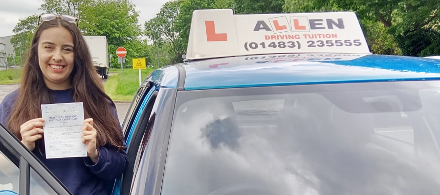 Annabella said Nigel is a v. patient, skilled instructor who ensured I felt confident for my test