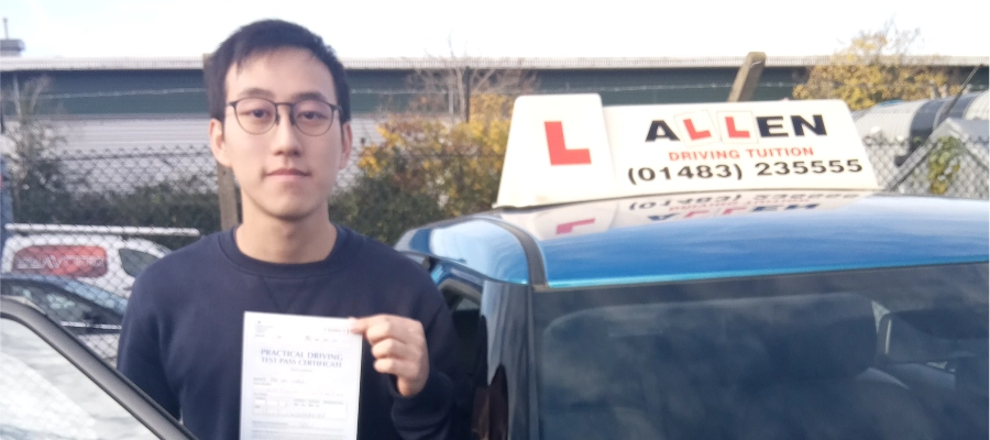 Josh passed 1st time! Nigel is v. patient & explains clearly, gives confidence!