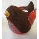 Harris Tweed Robin Decorative Stuffed Figurine