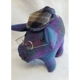 Harris Tweed Pig Doorstop