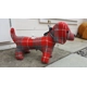 Harris Tweed Dachshund Doorstop