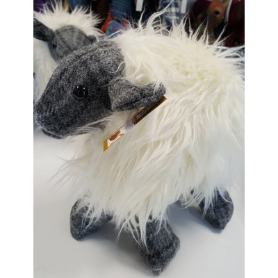 Fluffy Lamb Decorative Stuffed Figurine