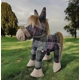 Harris Tweed Horse doorstop