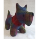 Harris Tweed Scottie Dog Doorstop