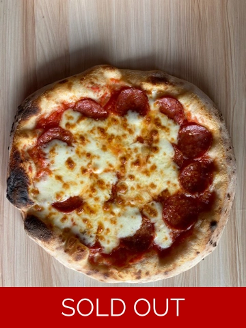 Salami Piccante Pizza - Heat @ Home Xmas Salami Piccante Pizza - Heat @ Home Xmas