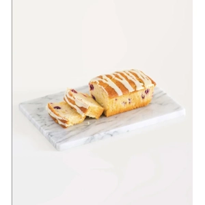 Raspberry & White Chocolate Loaf Cake