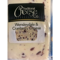 Wensleydale & cranberry cheese
