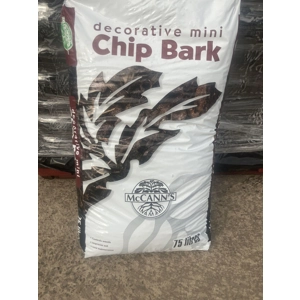75 LITRE decorative chip bark