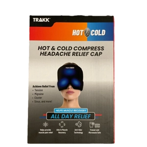 Trakk Hot And Cold Compress Headache Relief Cap One Size Fits All New Trakk Hot And Cold Compress Headache Relief Cap One Size Fits All New