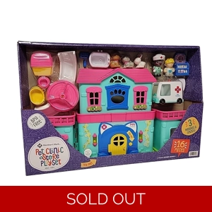 Member's Mark Pet Clinic & Store Playset, 16 Pieces, 3 Melodies & Sounds Member's Mark Pet Clinic & Store Playset, 16 Pieces, 3 Melodies & Sounds
