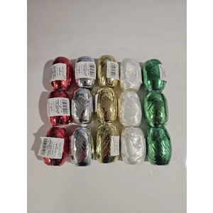 Assorted Lot of 15 Hallmark Christmas Curling Ribbon 50ft each