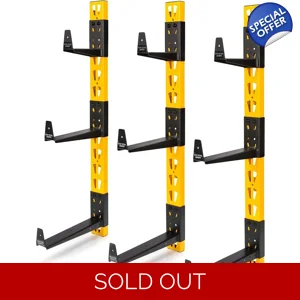 Dewalt 9 Bracket Wall Mount Material Storage Cantilever Rack DXSTACLR
