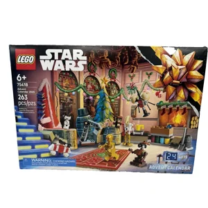 Lego Star Wars Advent Calendar 2025 with 24 Toys Set 75418 New Sealed