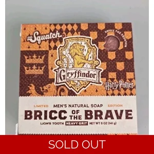 Dr. Squatch Men's Harry Potter LIMITED EDITION Bricc of the Brave-Heavy Grit Soap