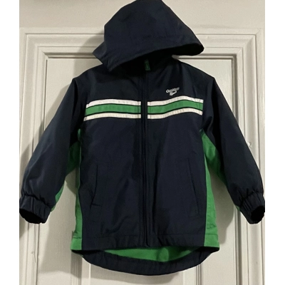 4 Boys Lightweight Jacket, Blue/Black/Green