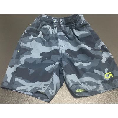 XS Boys Swim Trunks, Blue Camo