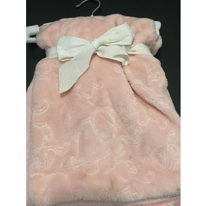 Baby Blanket, Pink w/Elephants