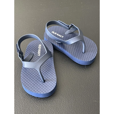 5 Toddler Boys Sandals, Navy Blue