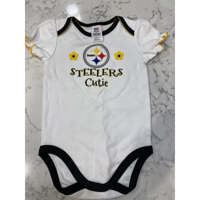 3-6M Infant Girls Pittsburgh Steelers Onesie